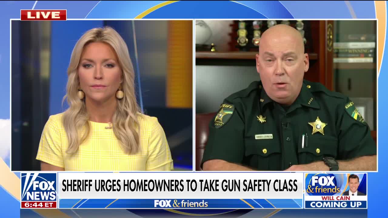 Florida sheriff encourages homeowners to take gun safety training