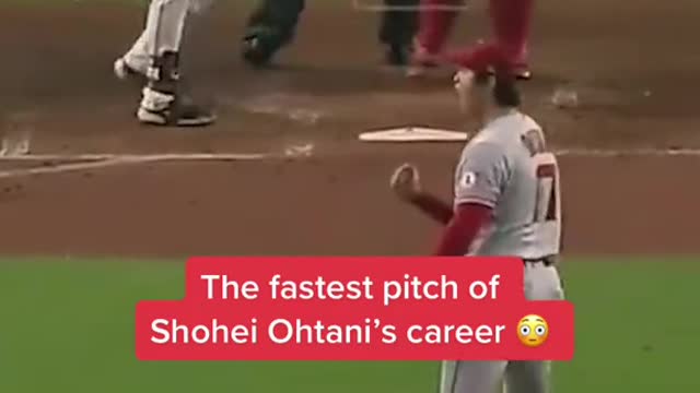 Shohei Ohtani just threw the fastest pitch of his career