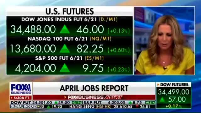 April jobs report falls far short of Biden's target