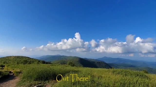 Following A Critter Trail Across The Top of a Mountain