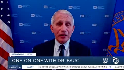 Fauci: "We have to be careful that if we do see a surge