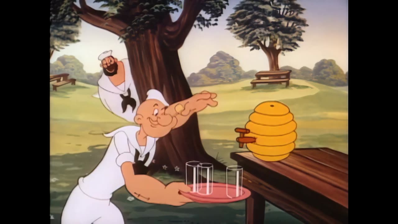 Popeye The Sailor Man - Cookin' With Gags (1955) (Ultra HD 4K) 1080p