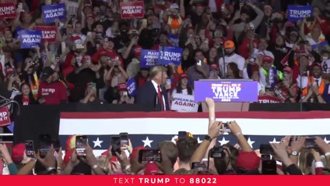 President Trump in Milwaukee, WI