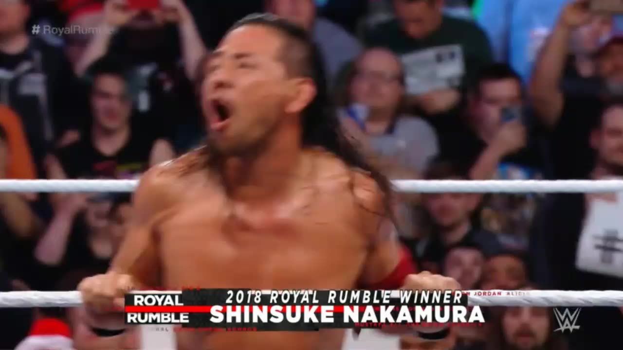 Shinsuke Nakamura won Royal rumble