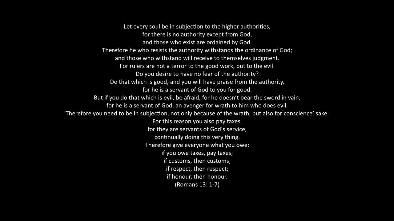 The Christian and the State - sermon