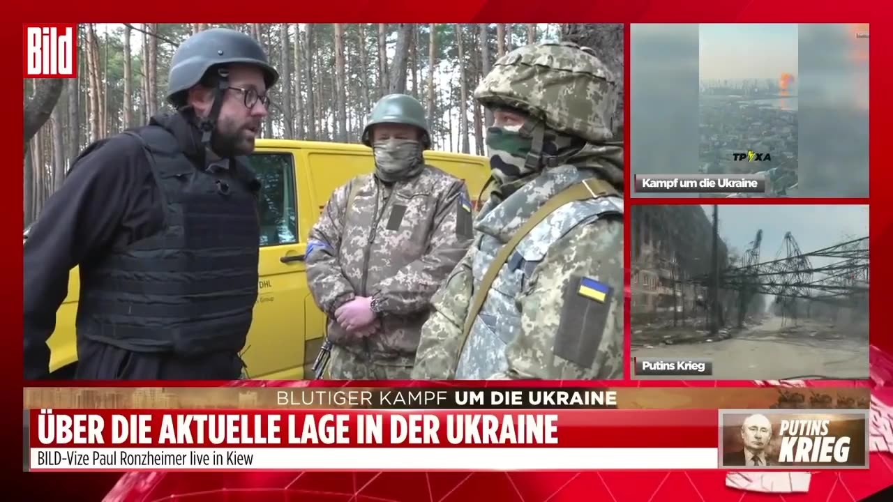 Perfekte Tarnung: DHL hat mehrere Autos inklusive Waffen Richtung Ukraine-Front geschickt | März 22