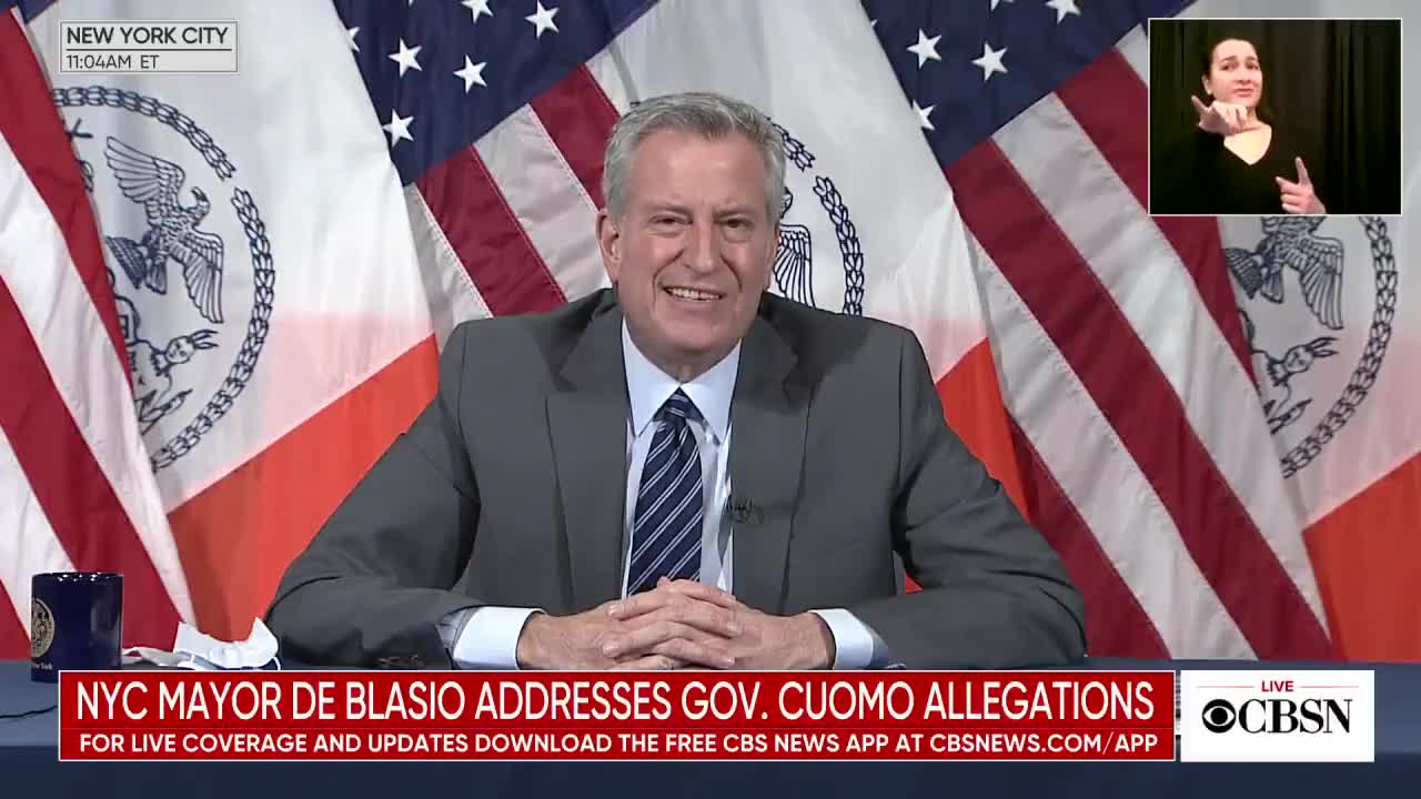 Dem Bill deBlasio BLASTS Dem Cuomo: This Isn't a Laughing Matter