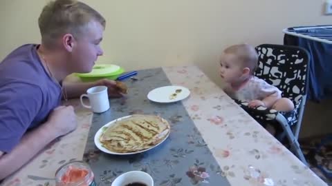 Funny Kids , Russian Baby Arguing With Parents , is so hilarious