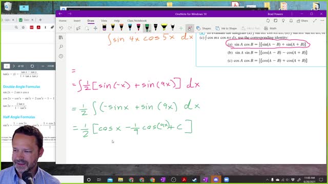 Calculus 2 - Section 7-2 - Integrating expressions like sin4xcos5x