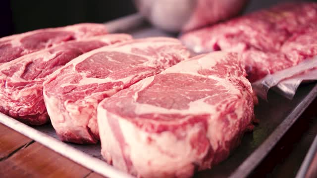 Close Up Video of Meat