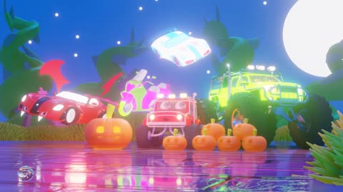 Five Little Monsters Halloween Rhyme + More kids Songs & Cartoon Videos