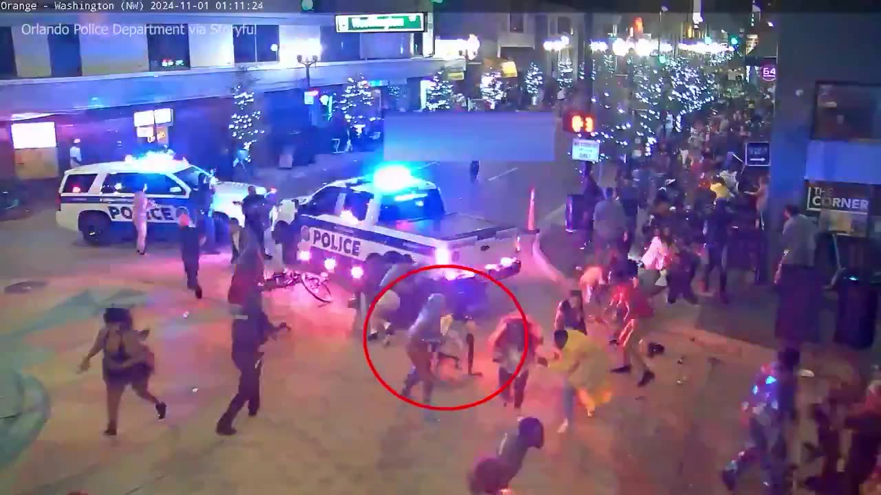 Footage of orlando mass shooting on halloween