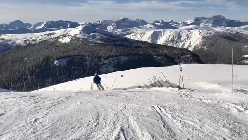 DD Downhill Skiing DD and ELD Sunshine Village Banff