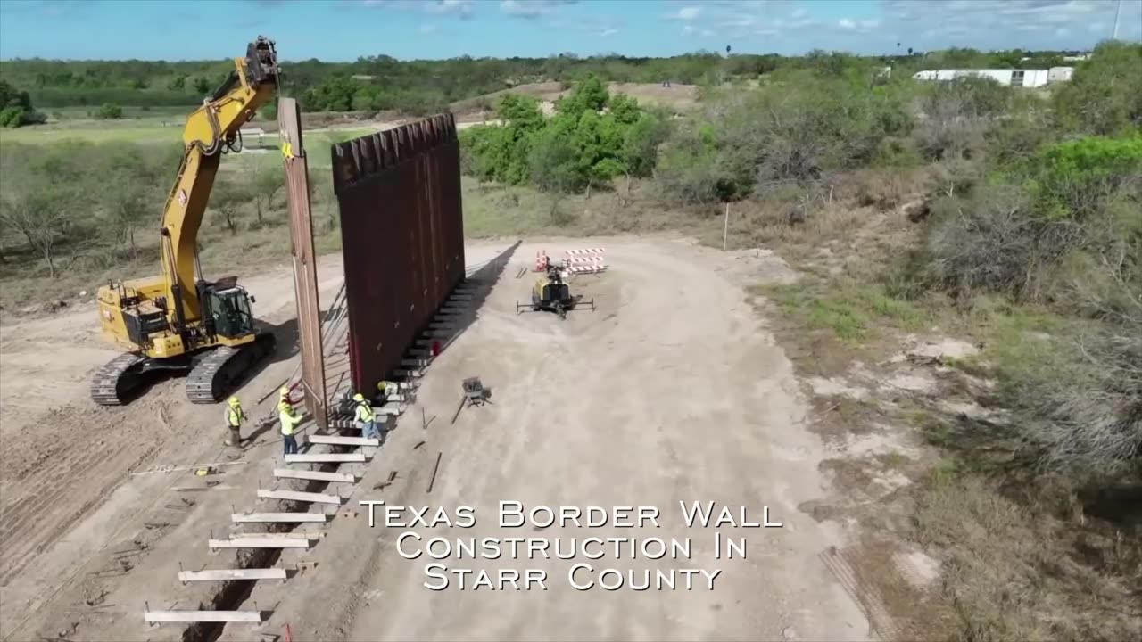 Check out beautiful border wall construction in Starr County — America loves it.🇺🇸