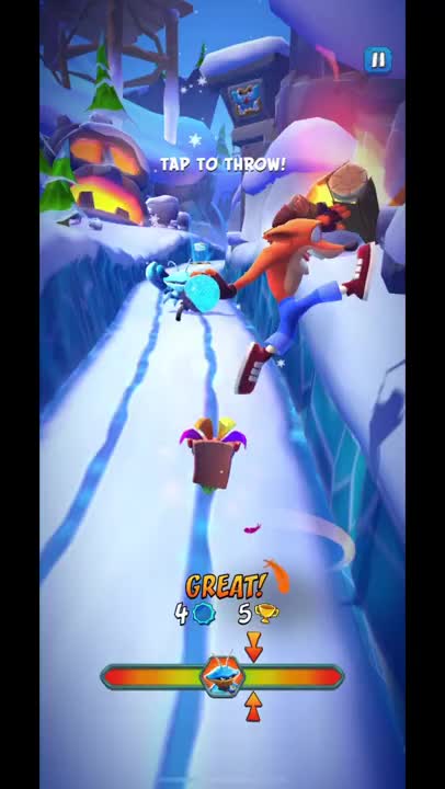 Frosty Crab Battle Run Gameplay - Crash Bandicoot: On The Run!