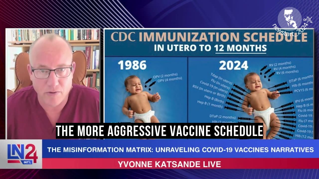 Dr. Kory believes SIDS is caused by the vaccines