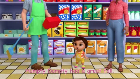 Humpty Dumpty Grocery Store | CoComelon Nursery Rhymes & Kids Songs