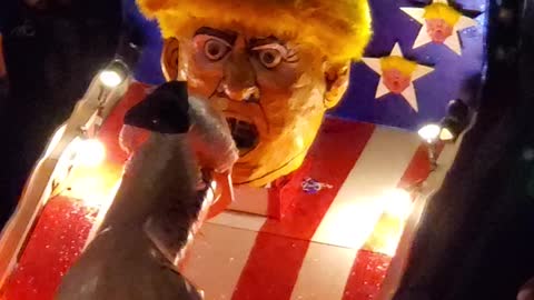 New Orleans Parade Features Peculiar Float