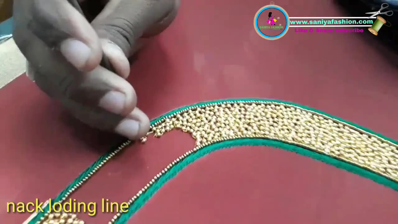 Paani Work - aari paani Work - Embroidery Work