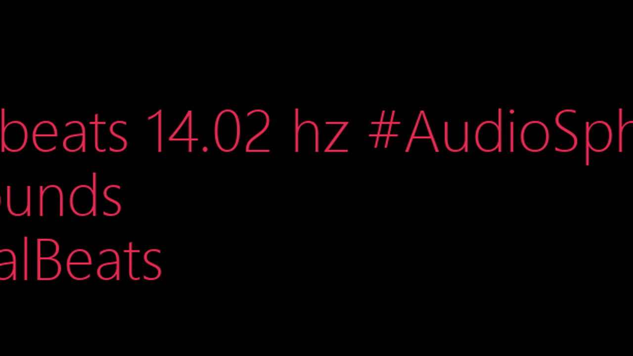 binaural_beats_14.02hz_MeditativeBinauralWaves ZenBinauralVibes AudioTherapy