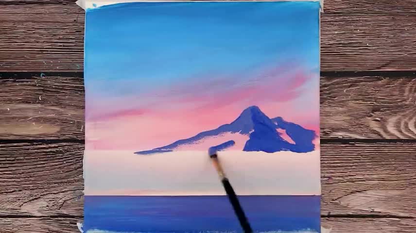 The Painting Techniques Of Distant Mountains And Rivers