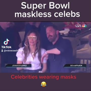 Super Bowl Maskless Celebrities