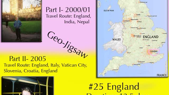 Geo-Jigsaw: #25 England Pt. 1