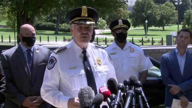 US Capitol Police are investigating a possible bomb threat in DC.