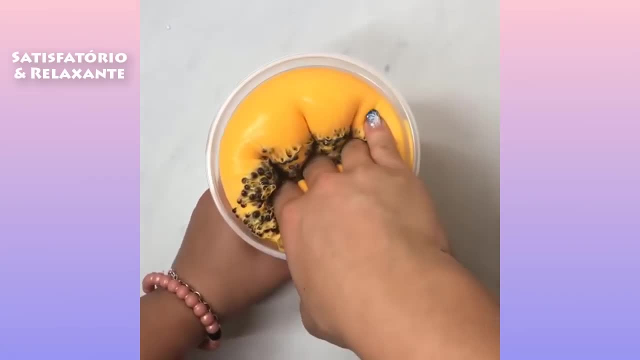 A maioria dos Vídeos de Slime Satisfatório & Relaxante ASMR