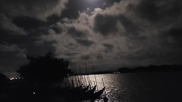 River seen moon