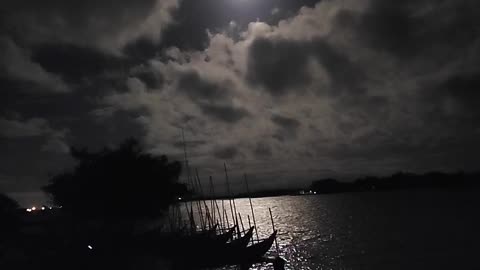 River seen moon