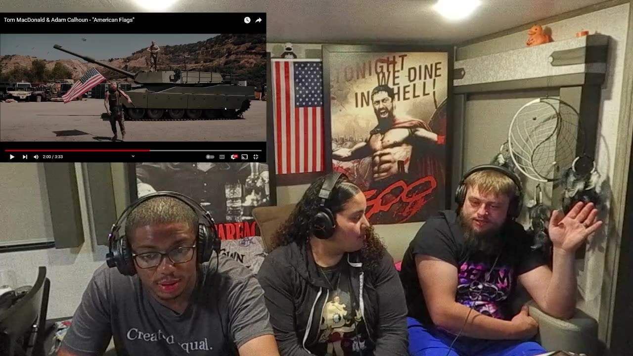 AN AMERICAN ANTHEM!! Tom MacDonald & Adam Calhoun - American Flags [REACTION]