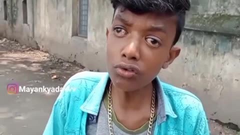 Indian Boy making beat box from mouth