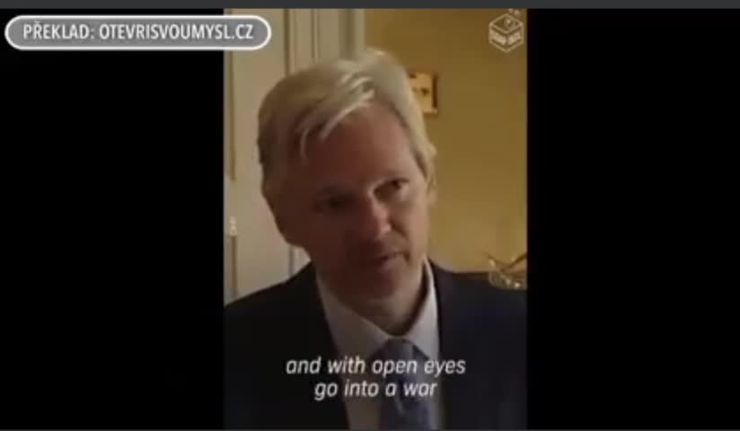 Julian Assange / video eng / sub cz / shared by Suenee