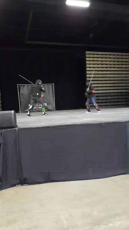 Sword fighting show