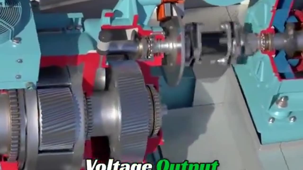 Why wind turbines spin so slowly but still generate electricity
