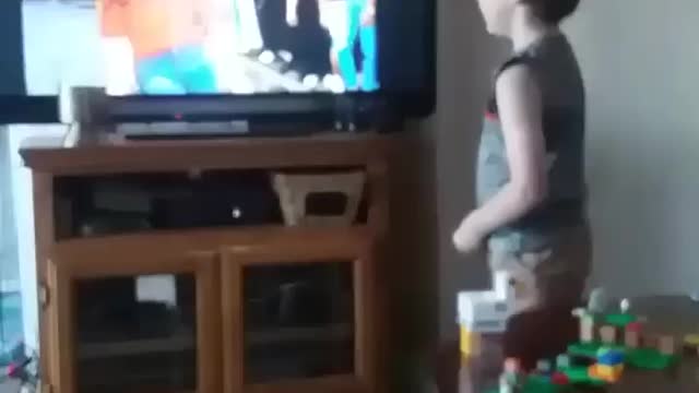 Dancing to Micheal Jackson