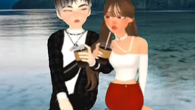 couple on beach