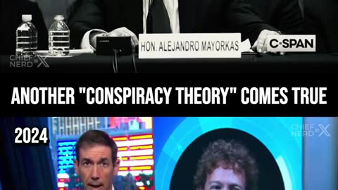 Another Conspiracy Theory Comes True.