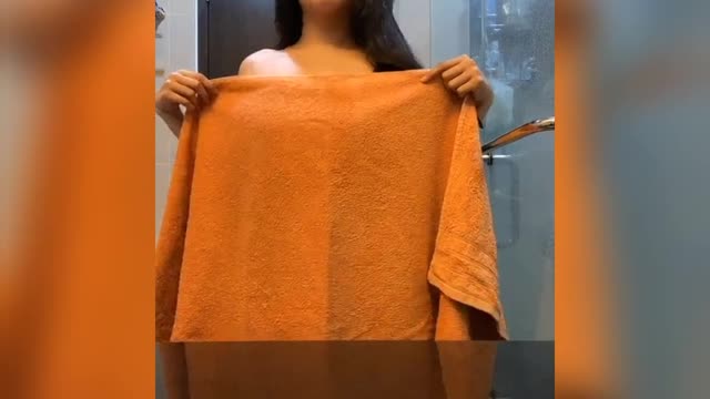 Trending in tiktok towel challenge