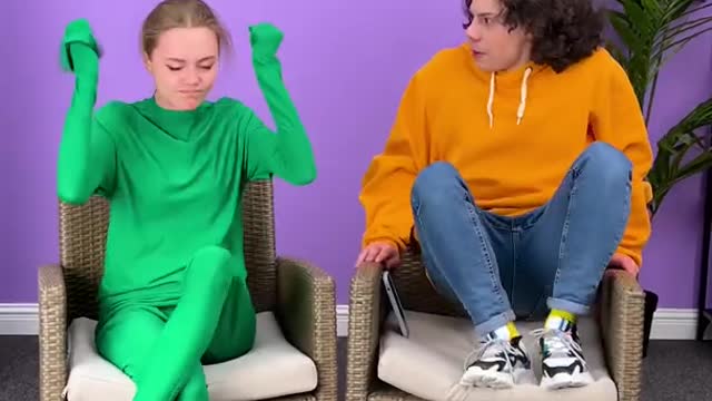 Who is these green people-