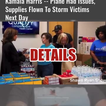 Fact Check: C-17 With Helene Supplies NOT Just For Photo Op For Kamala Harris -- Plane Issues Delay