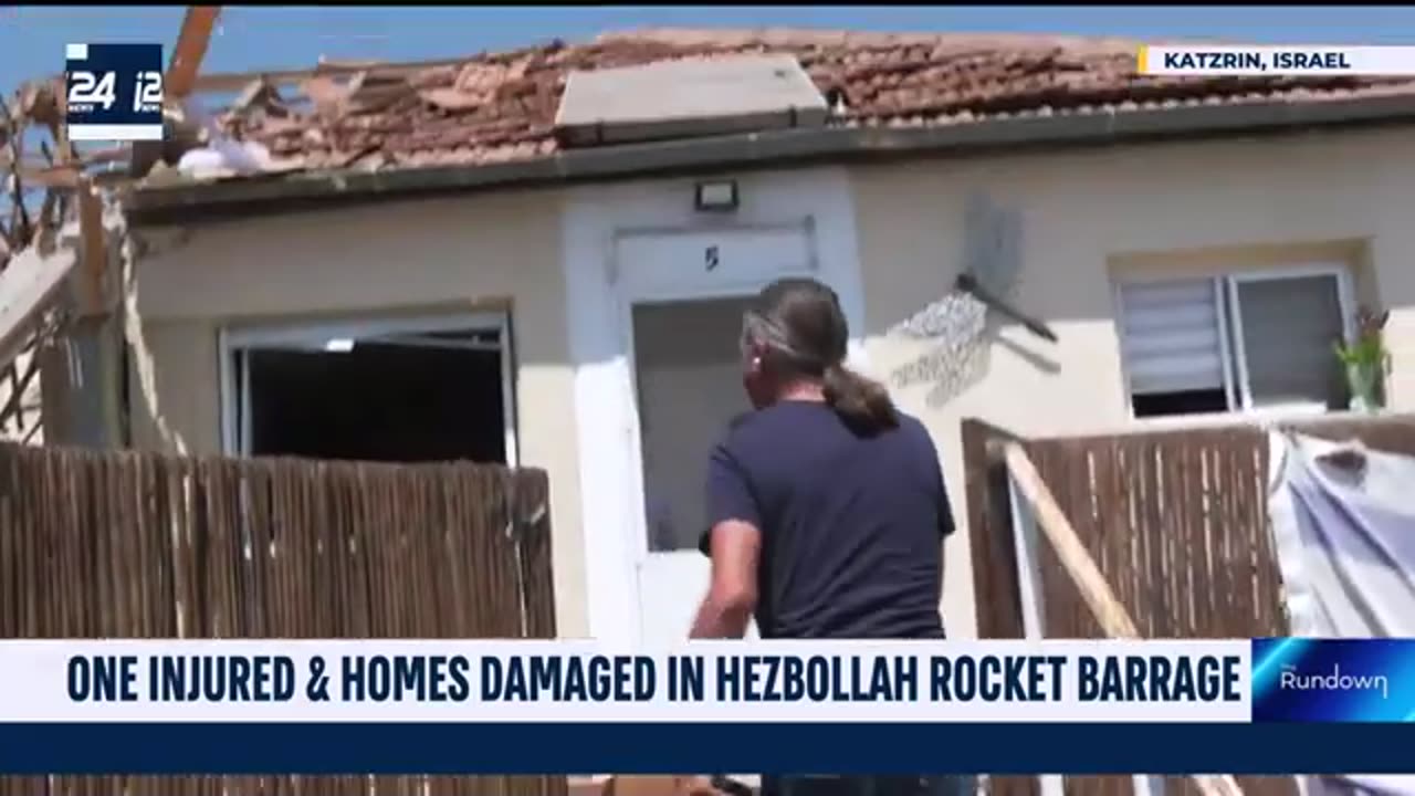 Scope of damage of Hezbollah rockets in Golan Heights - 'total loss'