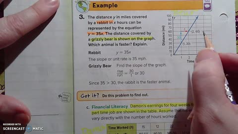 Gr 8 - Ch 3 - Lesson 3 - PART 2 - Equations in y=mx From