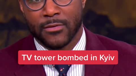 TV tower bombed in Kyiv