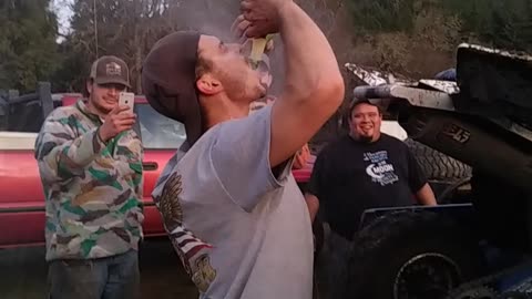 Just Enjoying a Cold One