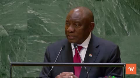 South African President Gives Warning Live at UNSC - 24 Sept 2024