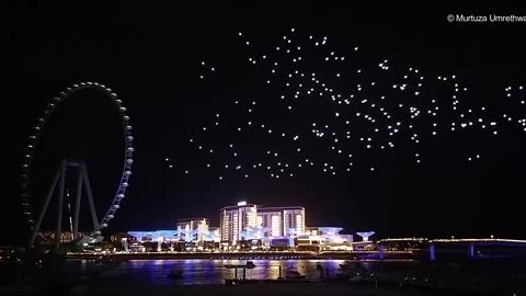 dubai drone light show