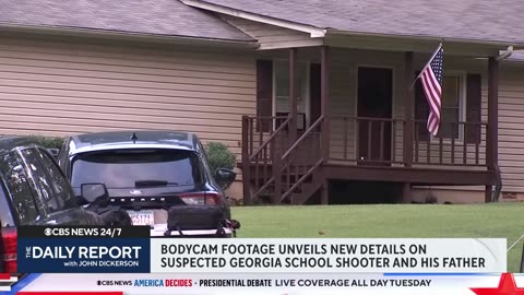 Bodycam footage reveals new details on suspected Georgia school shooter, father