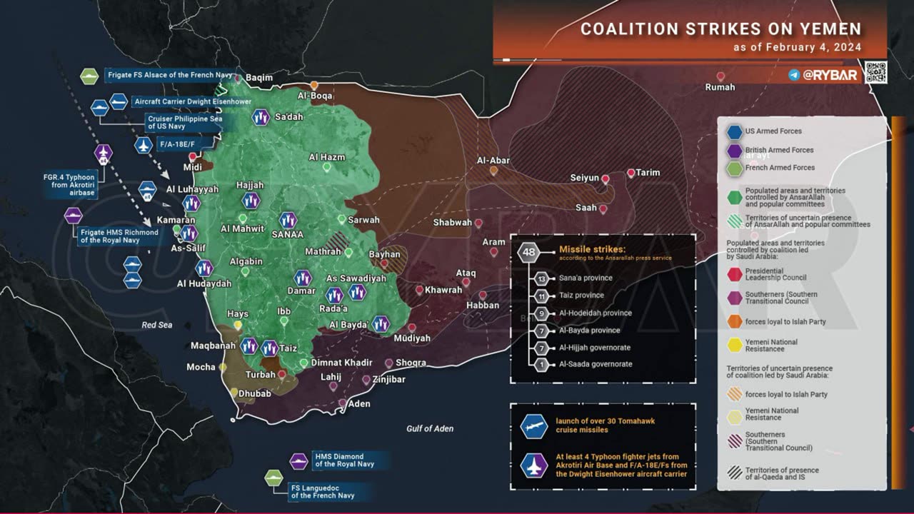 🇺🇸⚔️ Maps by ISW Troll Entity at 15:00 ET on 3 Feb 2024 👻